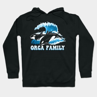 orca family vintage Hoodie